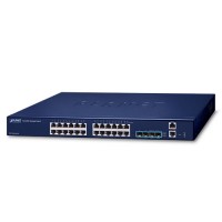 PLANET SGS-5240-24T4X Layer 2+ 24-Port 10/100/1000T + 4-Port 10G SFP+ Stackable Managed Switch